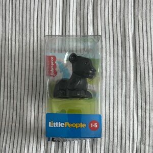HTF little people black panther animal figure